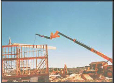 setting trusses