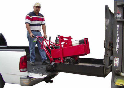 Load-N-Tow loading equipment on truck