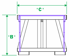 Wide Back Truss Boom Rear View